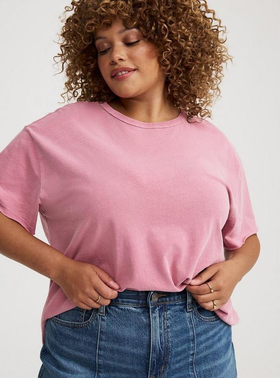 Cotton Crew Boxy Tee