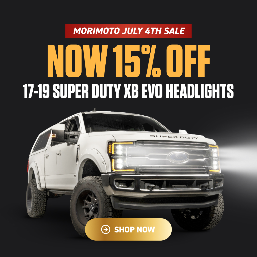 17-19 SUPER DUTY XB EVO HEADLIGHTS NOW 15% OFF