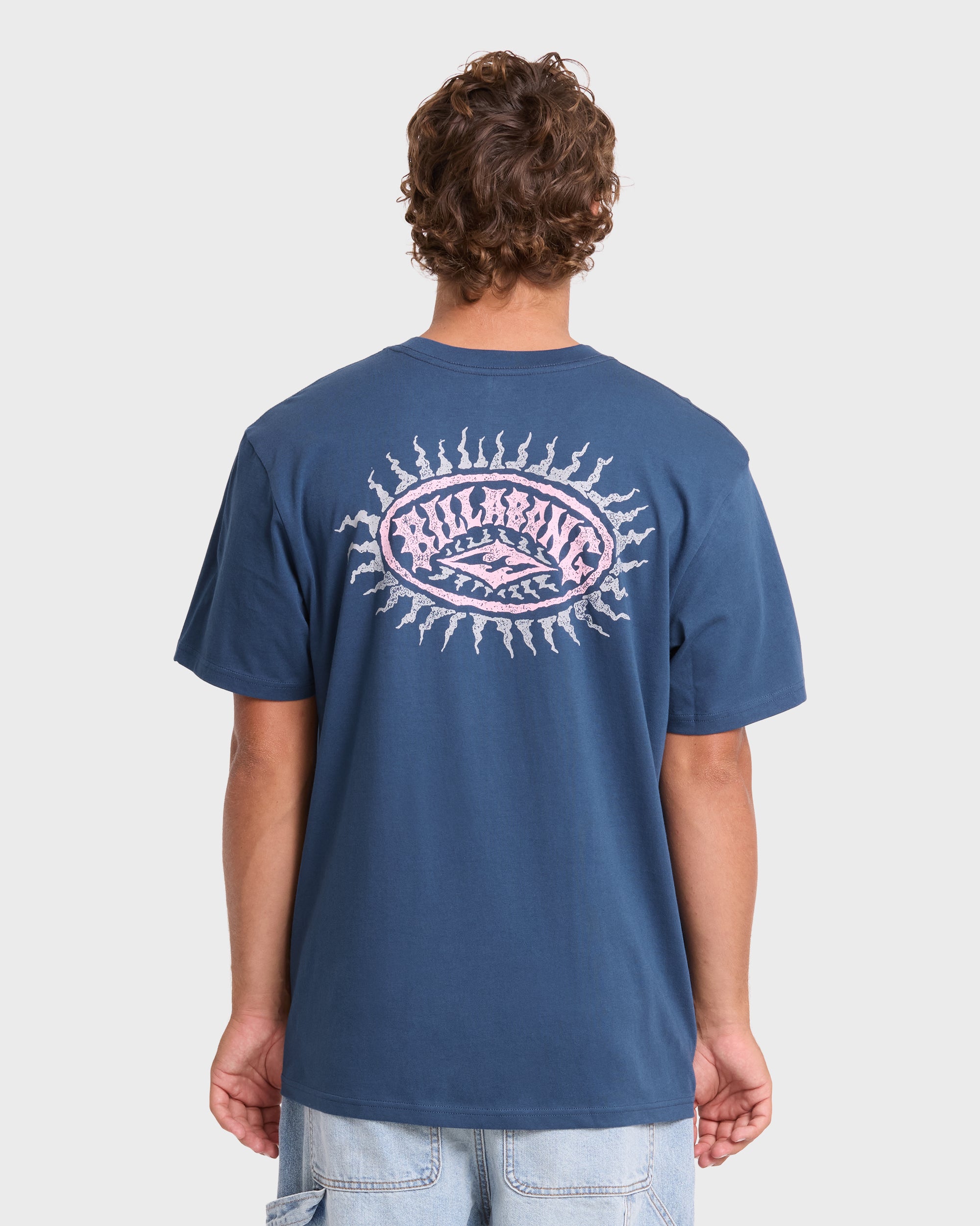 Image of Reverse Premium Short Sleeve Cotton T-Shirt - Dark Denim