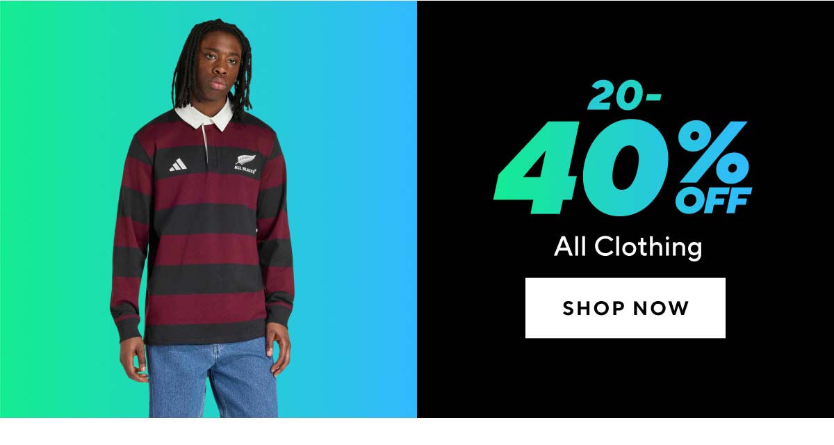 20-40% Off All Clothing