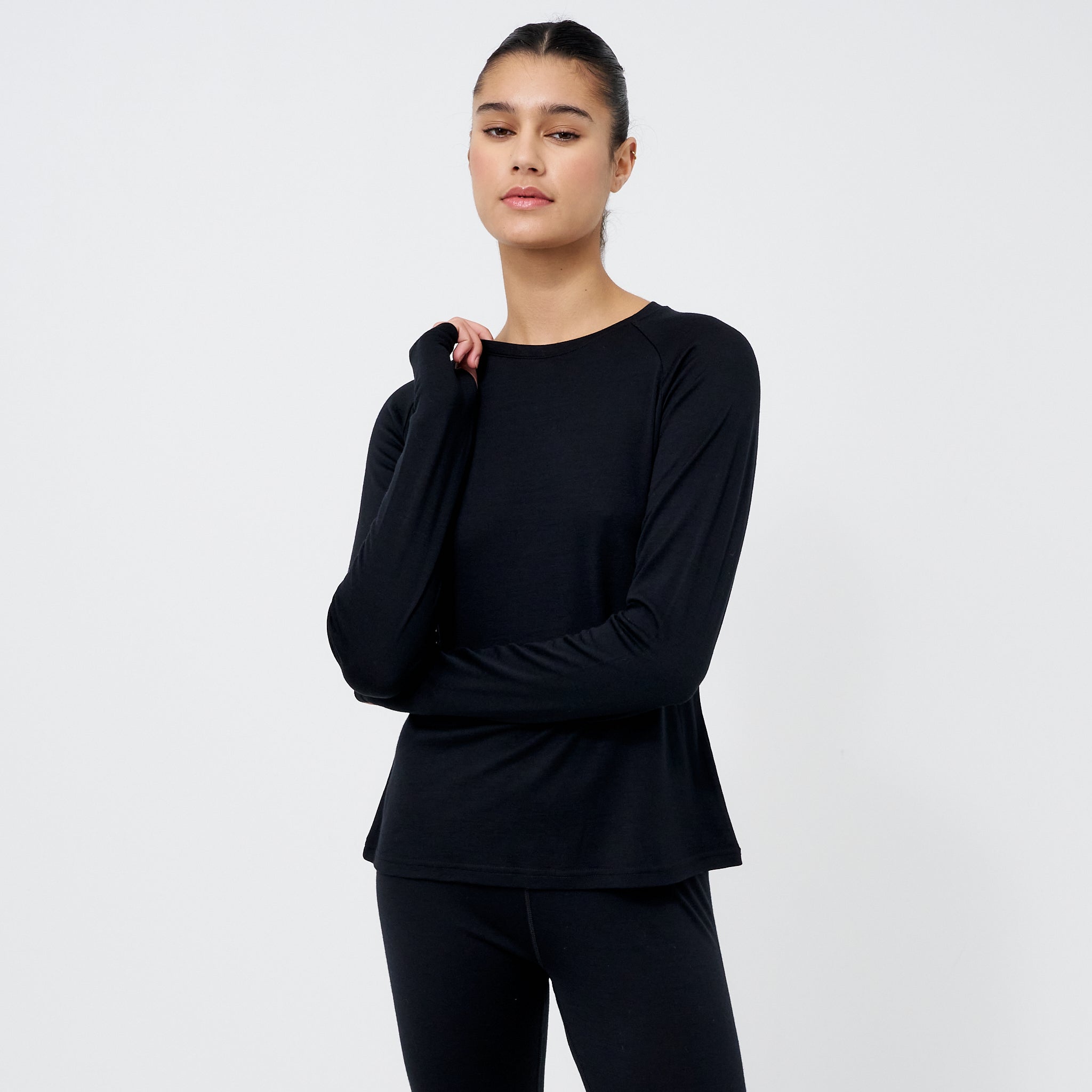 R&R Sport Wimbledon Women's Long Sleeve Merino Thermal Top