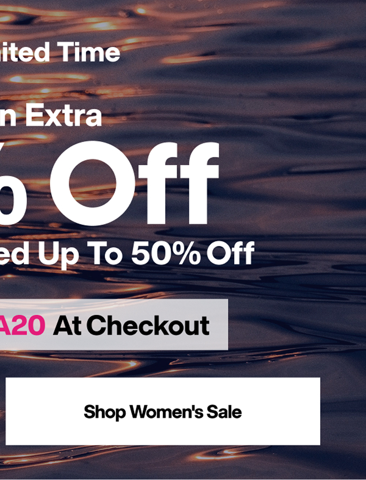 FOR A LIMITED TIME - TAKE AN EXTRA 20% OFF SALE STYLES MARKED UP TO 50% OFF - USE CODE EXTRA20 AT CHECKOUT - SHOP MEN'S SALE