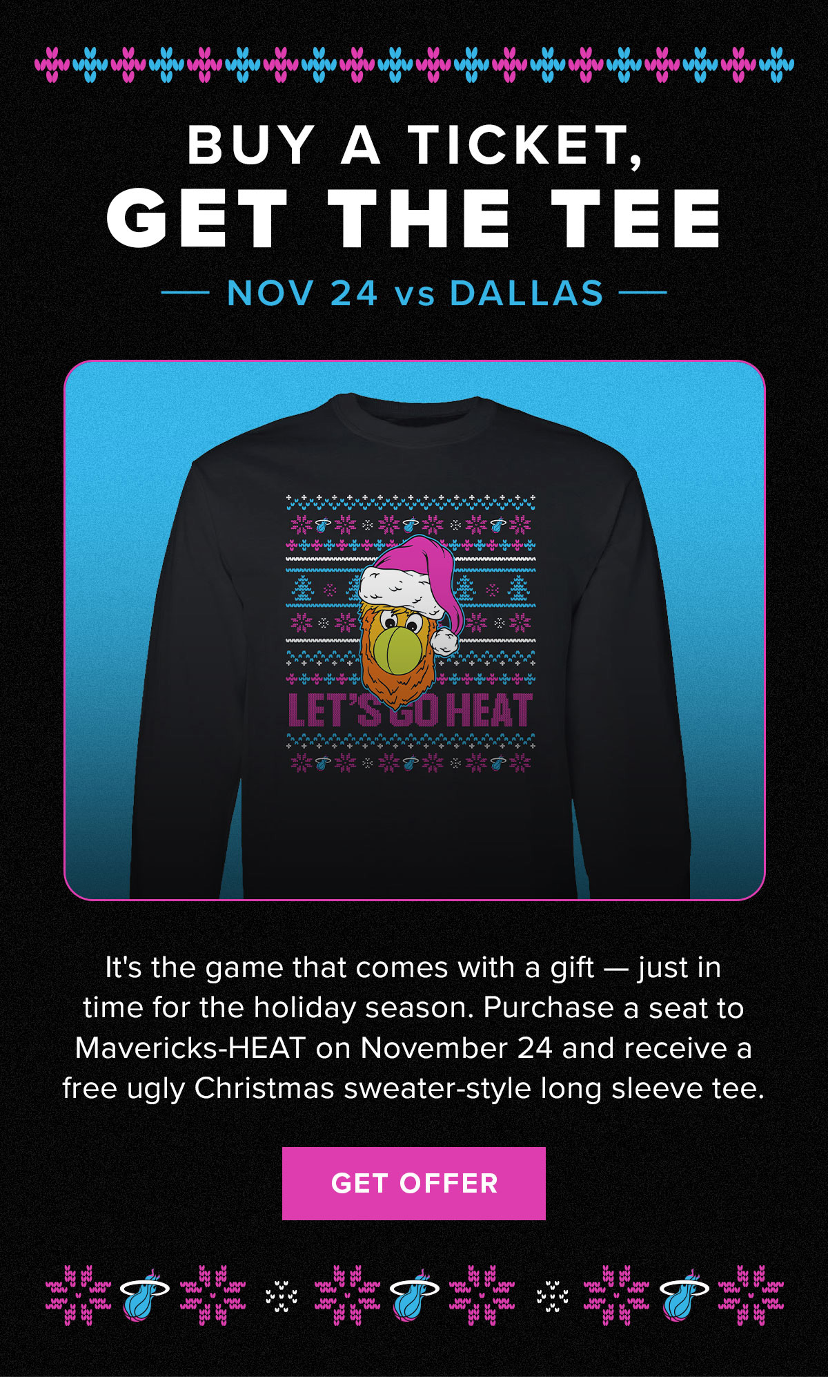 Buy a Ticket, Get the Tee | Nov 24 vs Dallas | Get Offer