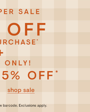 Shop Sale