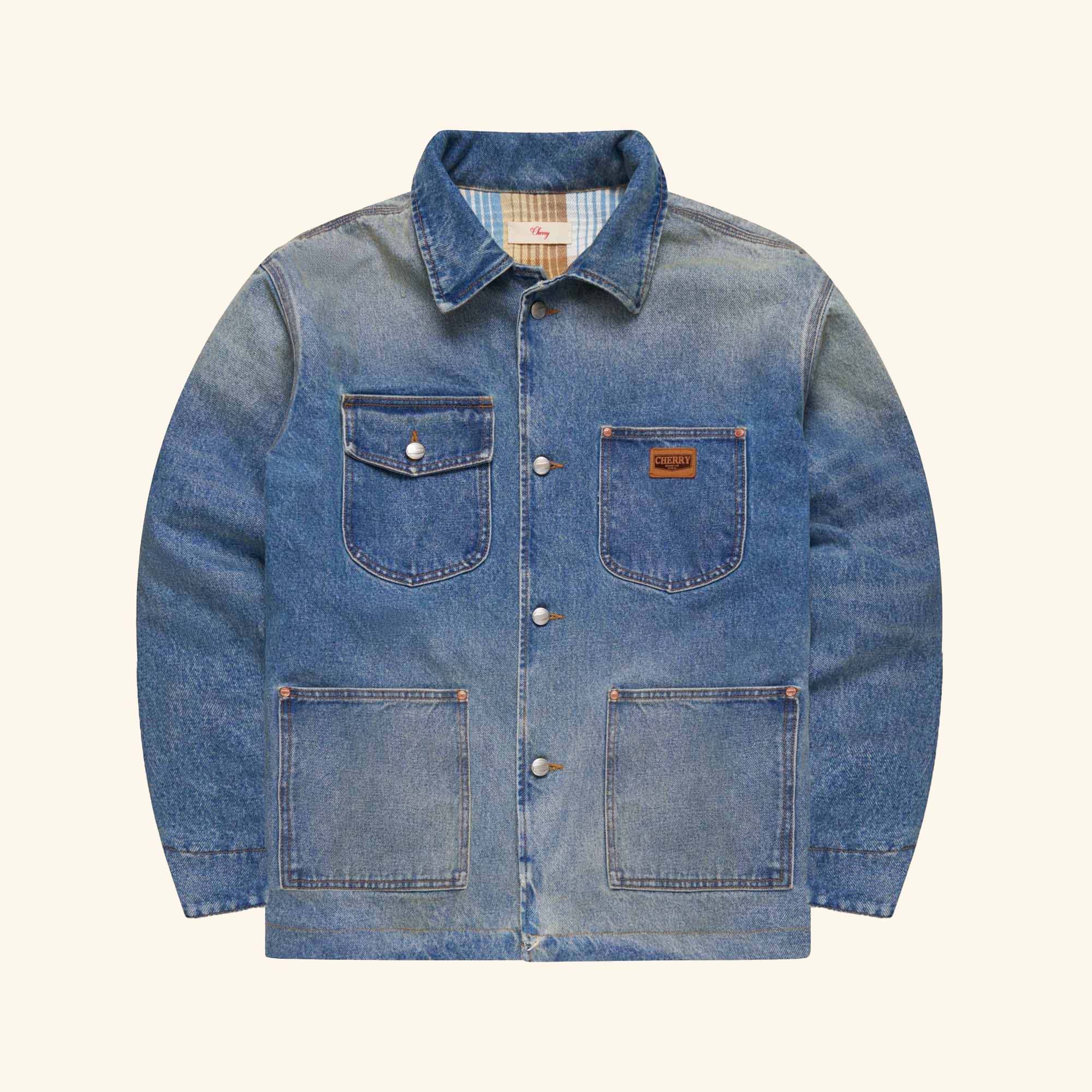 Image of Denim Chore Coat (Denim)