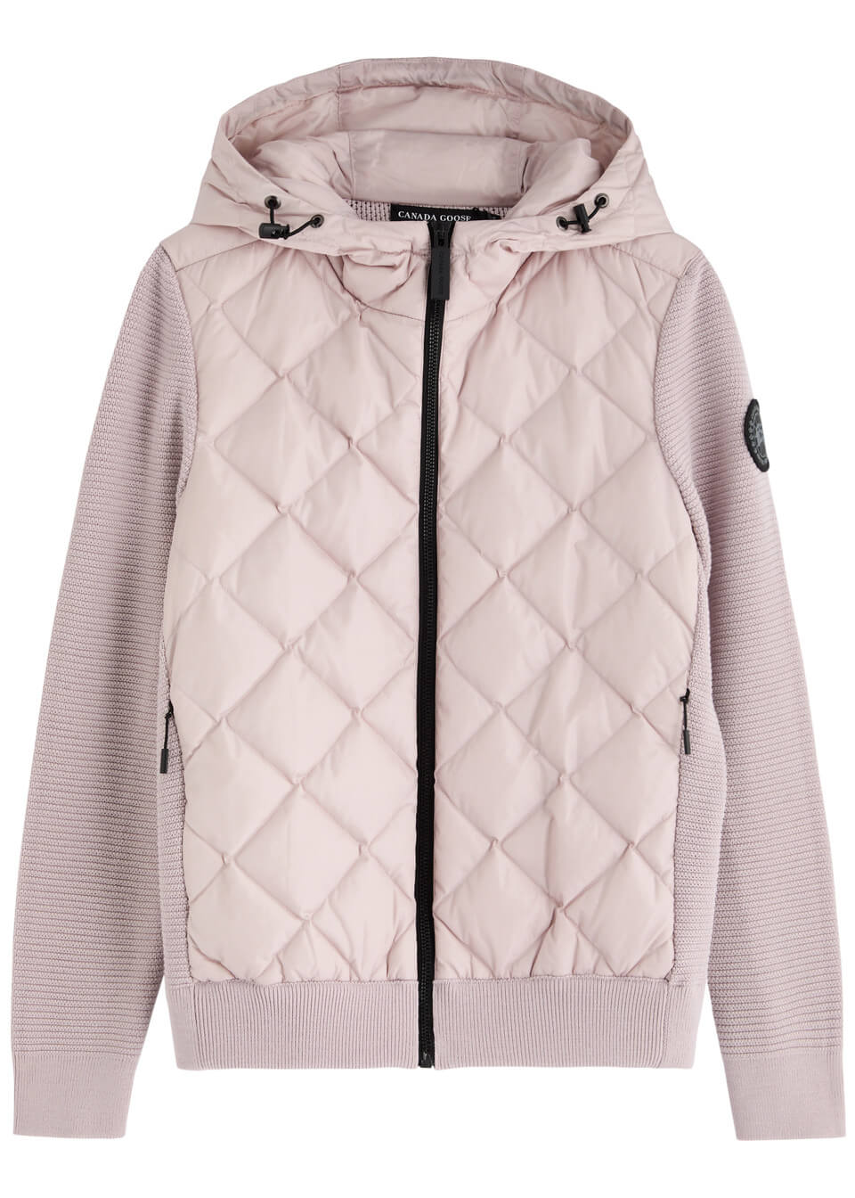 CANADA GOOSE Hybridge hooded nylon and wool jacket
