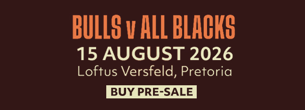 Bulls v All Blacks. 15 Aug Loftus Versfeld, Pretoria. Buy Pre-sale