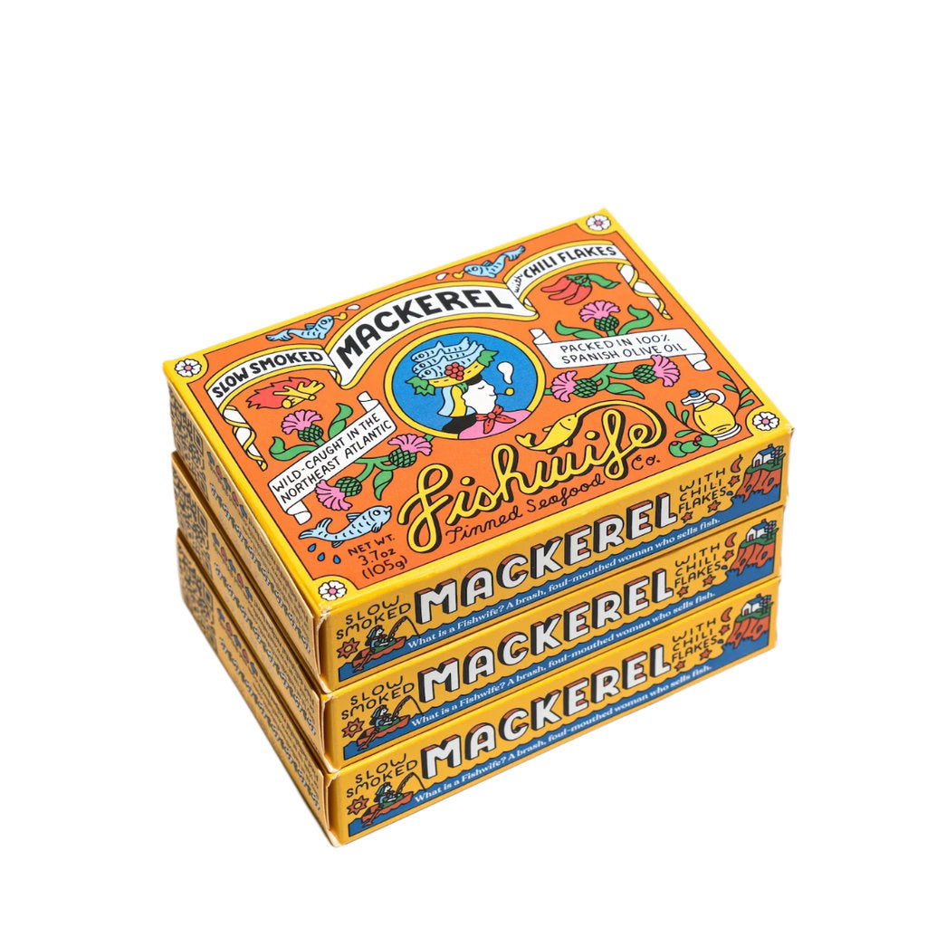 Image of Slow Smoked Mackerel with Chili Flakes (3-Pack)