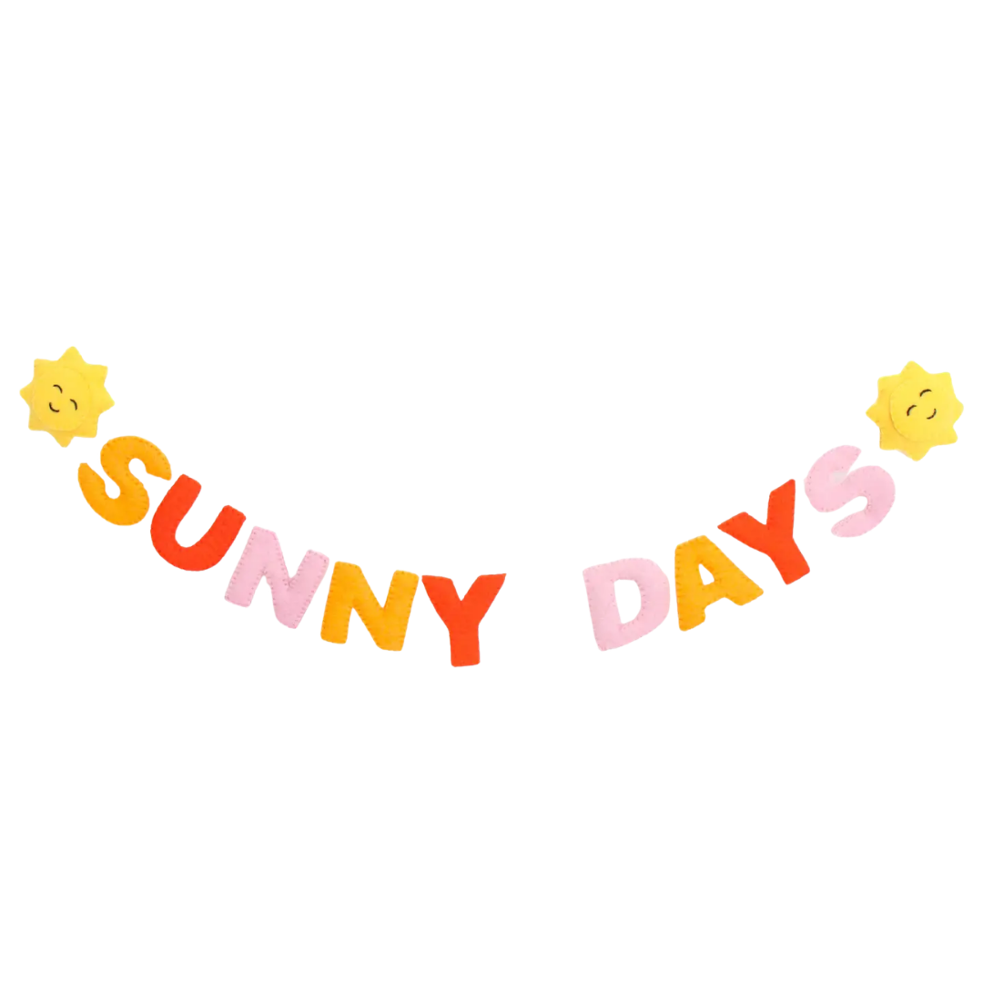 Image of Sunny Days Felt Garland