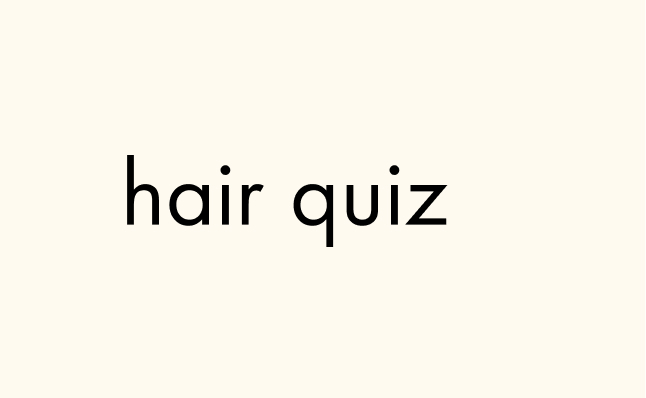 hair quiz