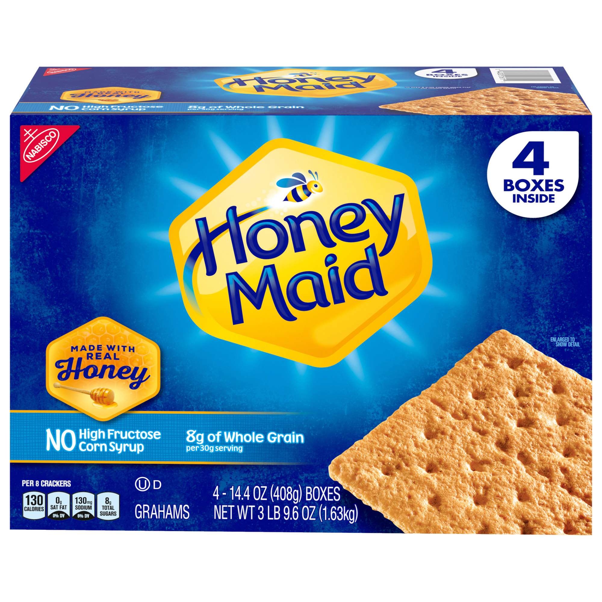 HONEY MAID Graham Crackers, 14.4 oz, 4-Count