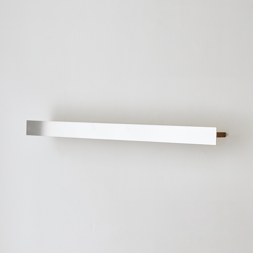 Shelf- brushed steel