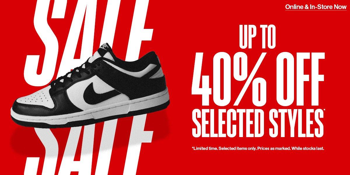 SALE | Up to 40% Off Selected Styles