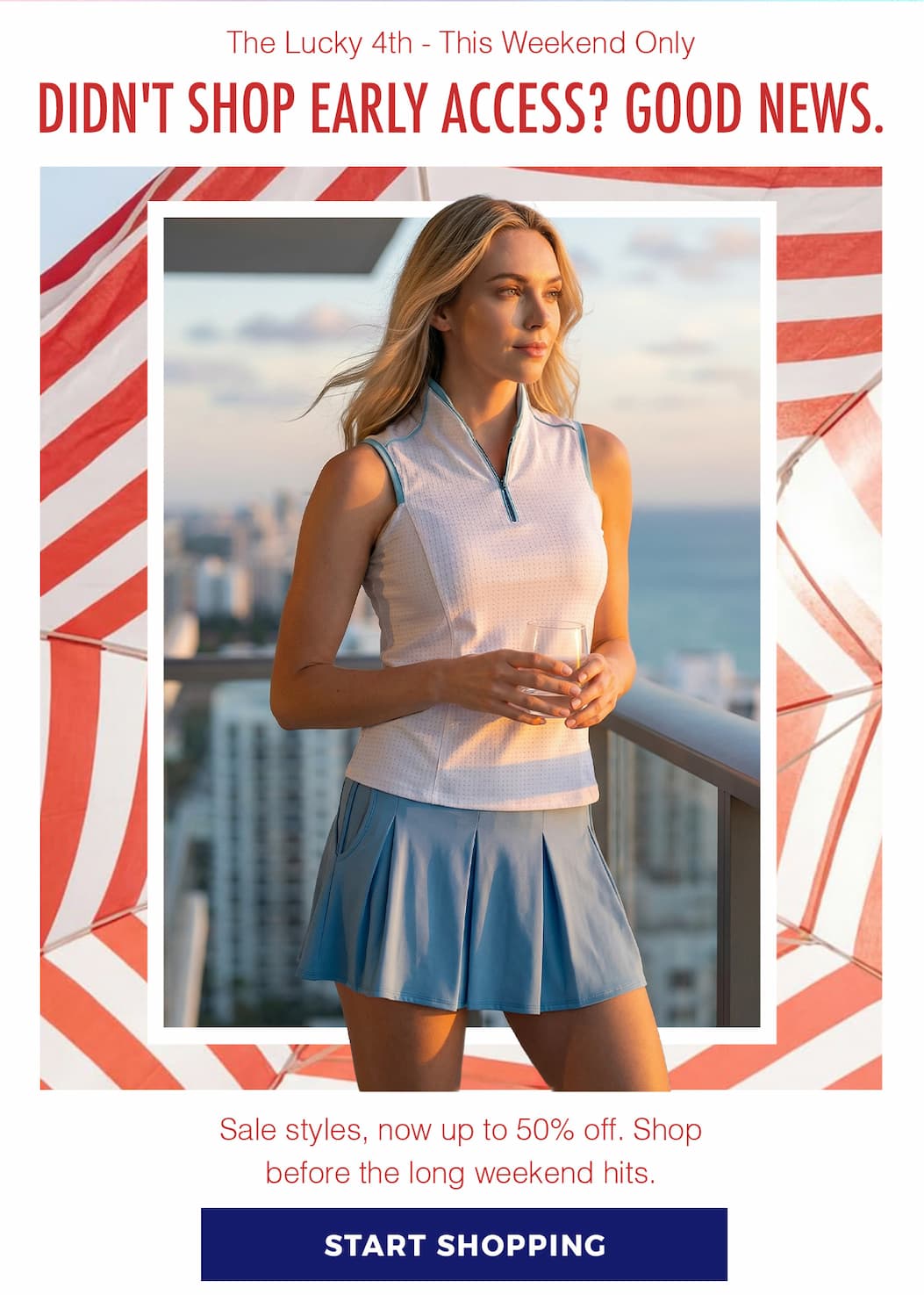The Lucky 4th Sale - This weekend only