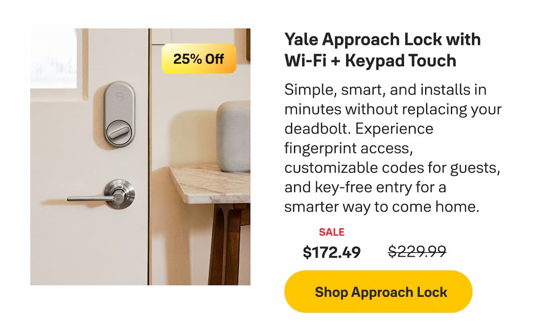 Shop Yale Approach Lock