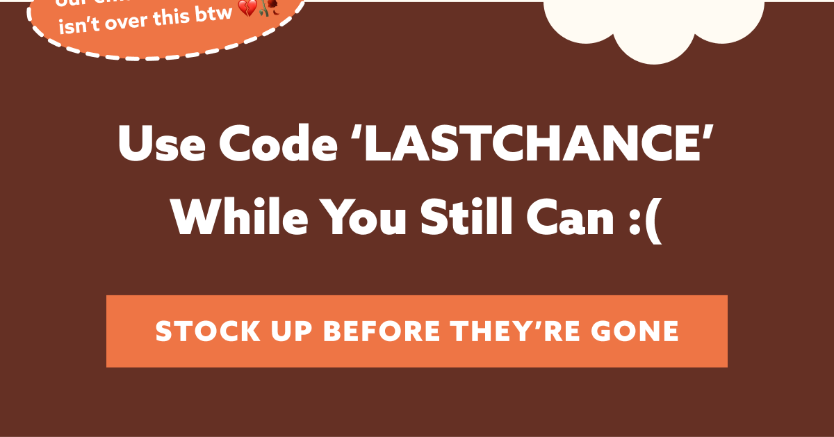 Use code 'LASTCHANCE' while you still can :(