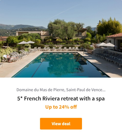 5* French Riviera retreat with a spa