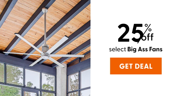20% off select Big Ass Fans