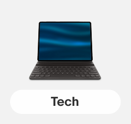 A Combo Touch for an iPad Pro on a light gray tile.