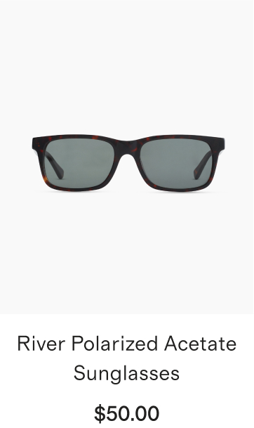 River Polarized Acetate Sunglasses
