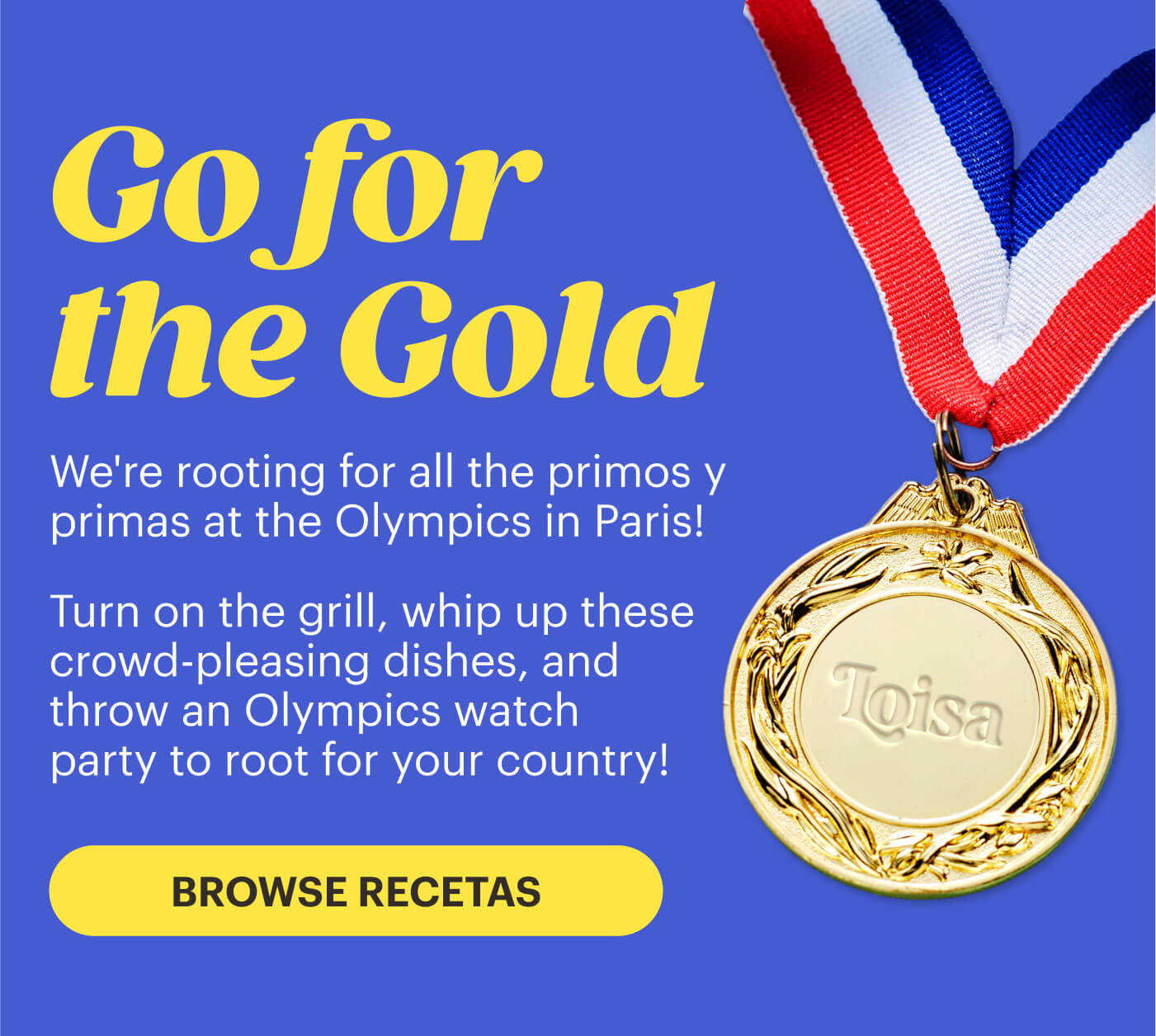 Go for the Gold BROWSE RECETAS 
