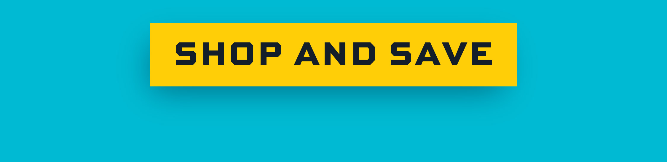 Shop and save button
