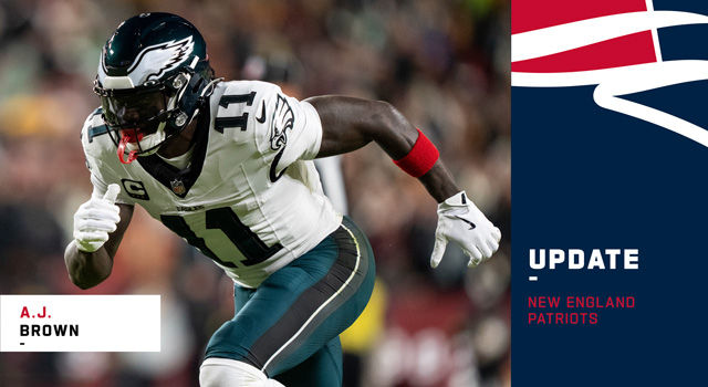 Eagles deal WR A.J. Brown to Patriots for draft picks