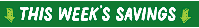 This Week's Savings