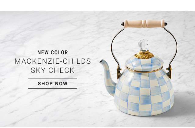 new color - MacKenzie-Childs Sky Check - shop now