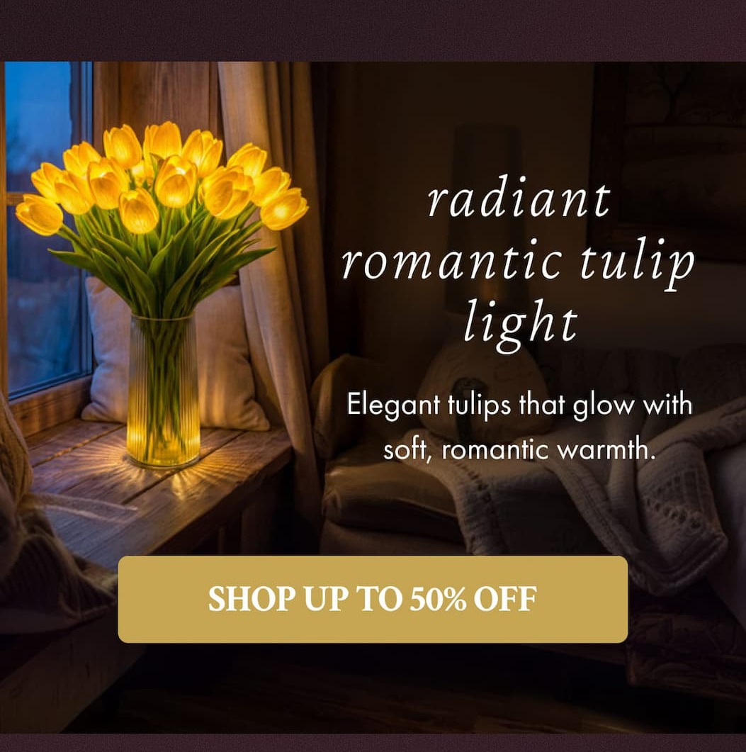 Radiant Romantic Tulip Light