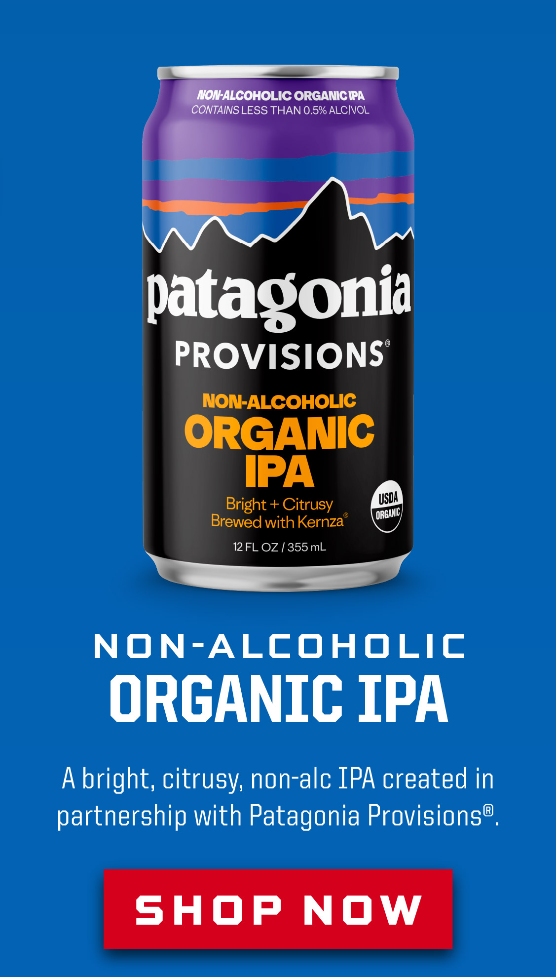 Patagonia Provisions Non-Alcoholic Organic IPA