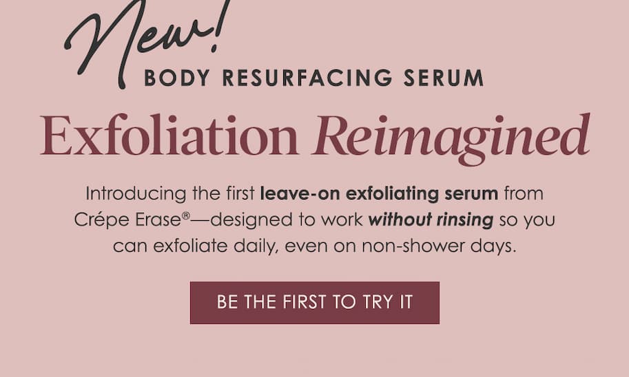 New! Body Resurfacing Serum 