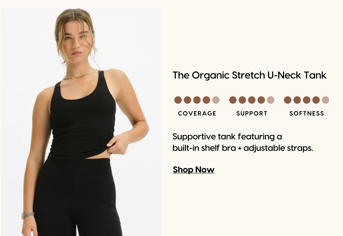 Organic Stretch U-Neck Tank