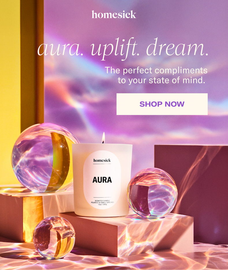 Homesick | aura. uplift. dream. | The perfect compliments to your state of mind. | Shop Now