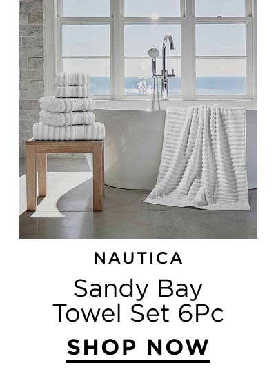 Nautica Sandy Bay Towel Set 6Pc