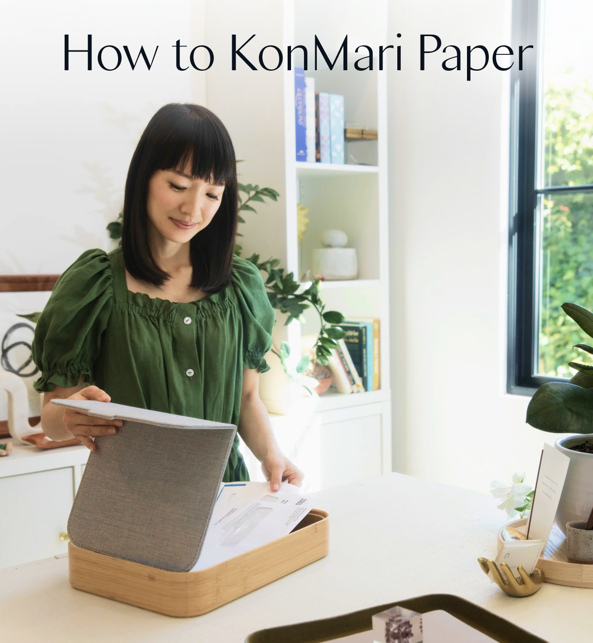 How to KonMari Paper 