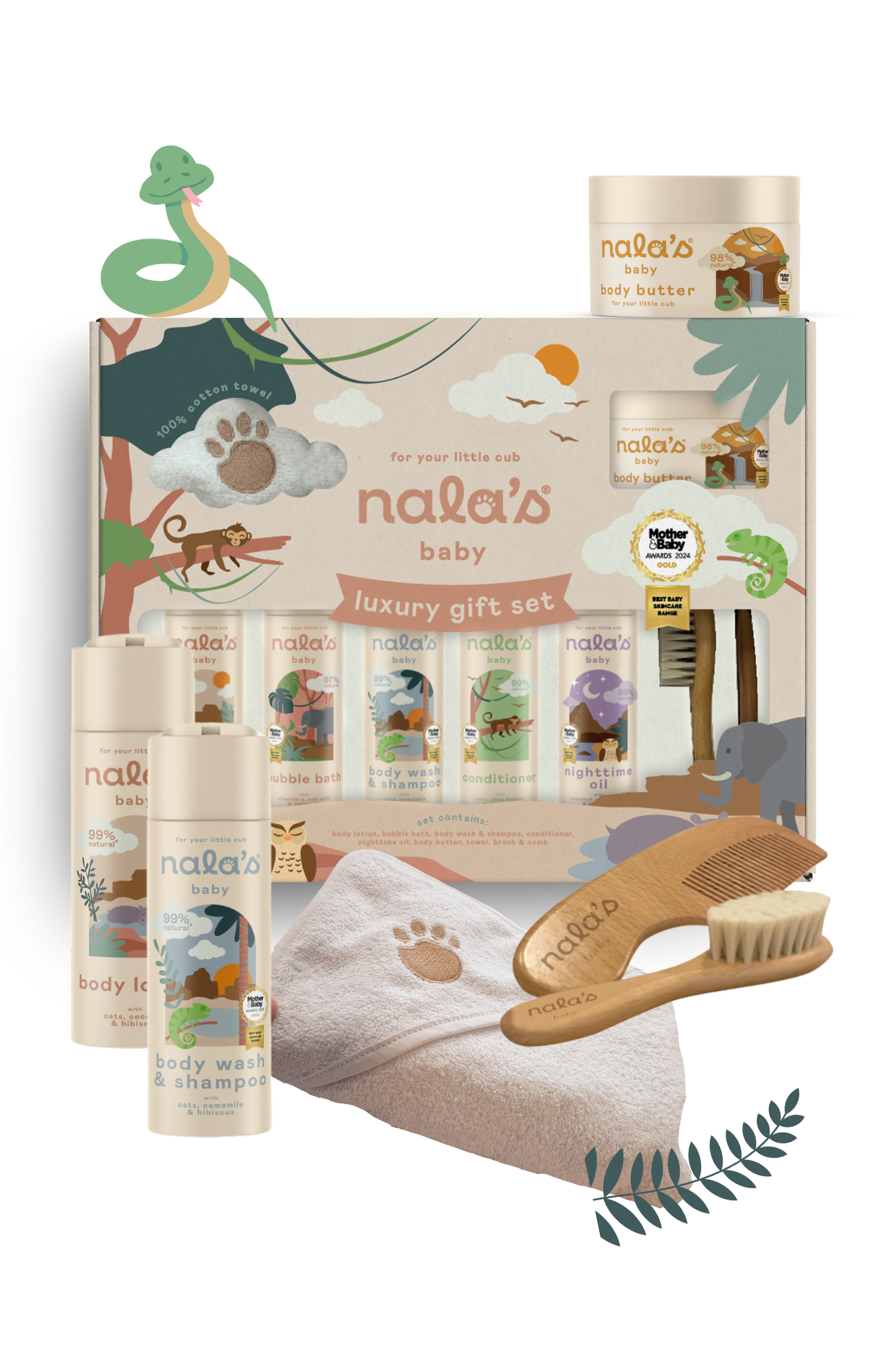 Image of Nala's Baby Luxury Gift Set (6x 200ml)