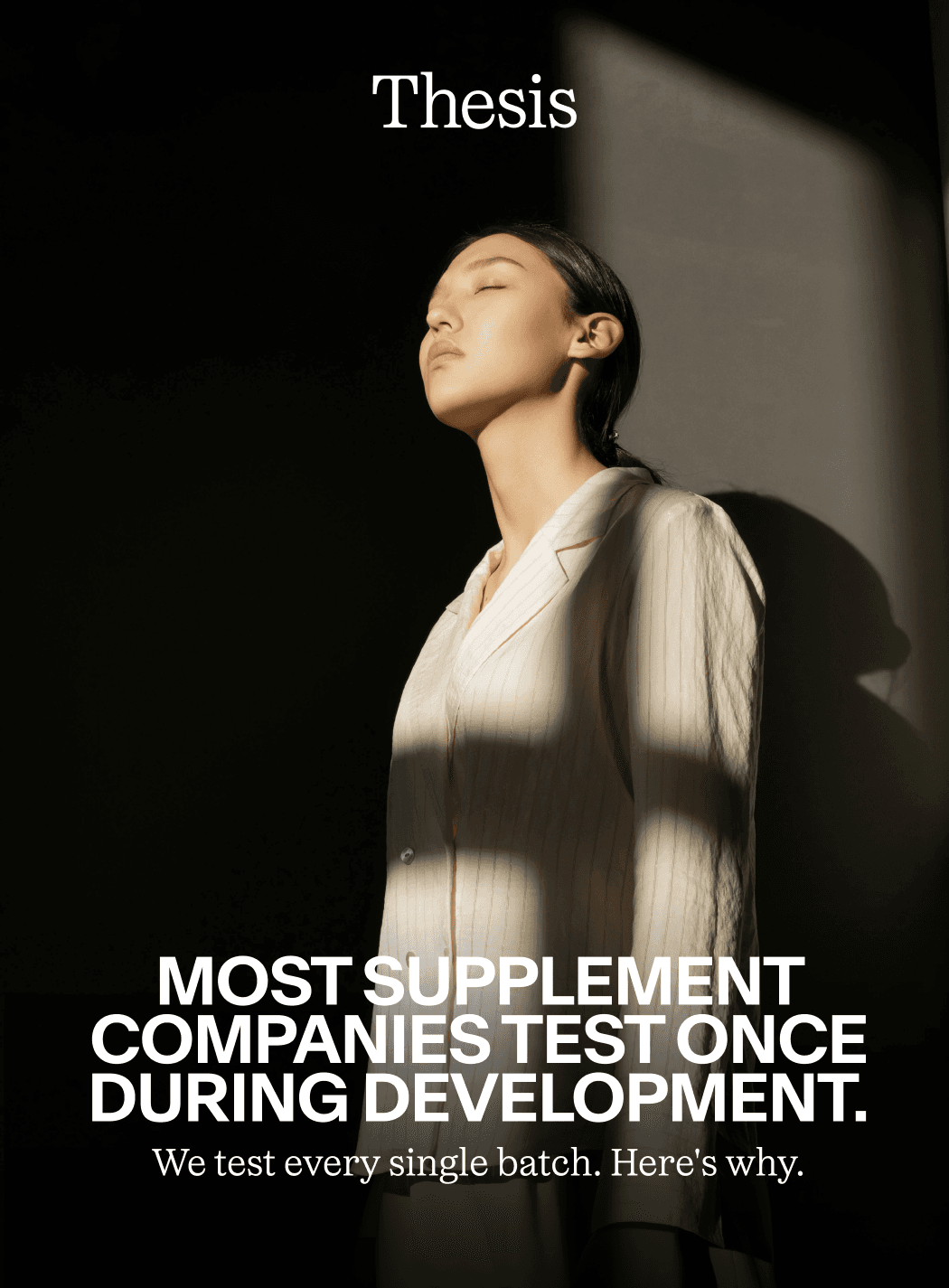 Most supplement companies test once during development. We test every single batch. Here's why.