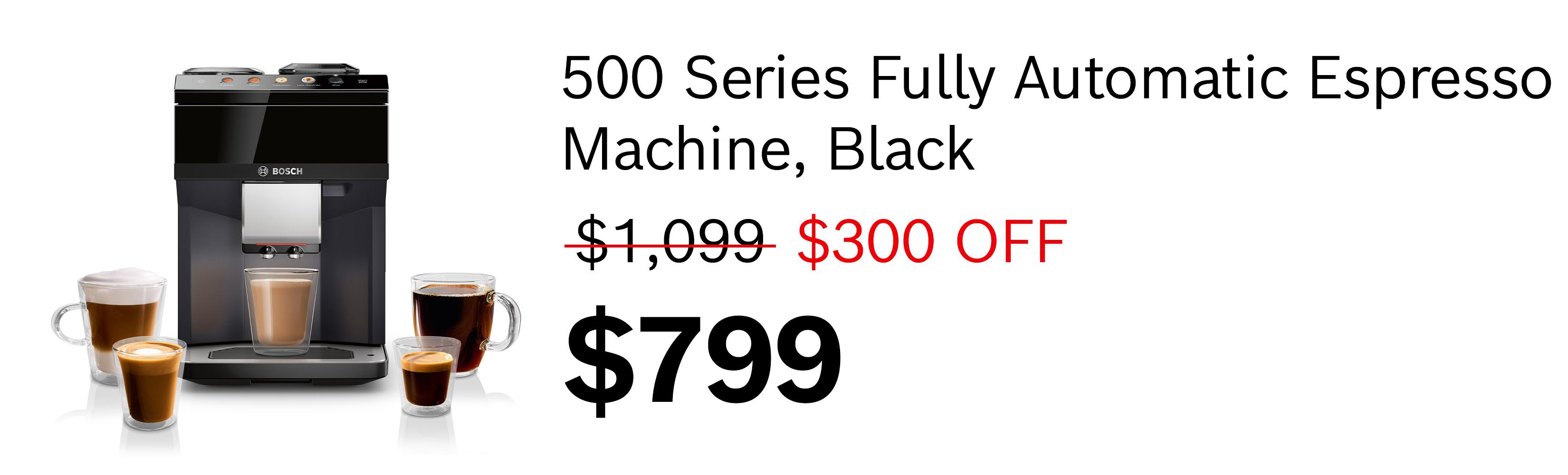 500 Series Fully Automatic Espresso Machine 500 Series VeroCafe Piano Black