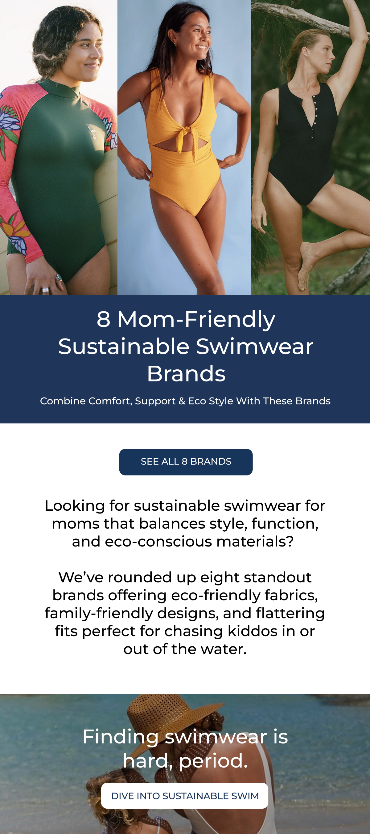 Mom-Friendly Sustainable Swimwear Brands