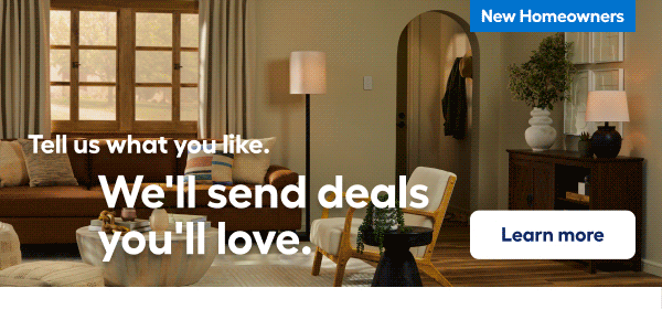 Tell us what you like. We'll send deals you'll love. Learn more
