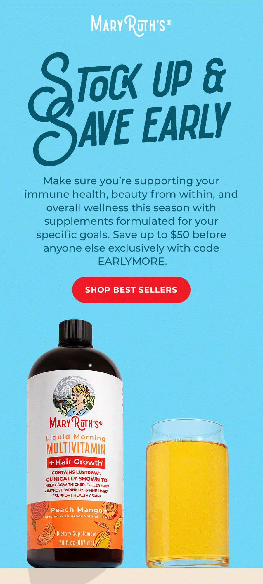 Stock Up & Save Early