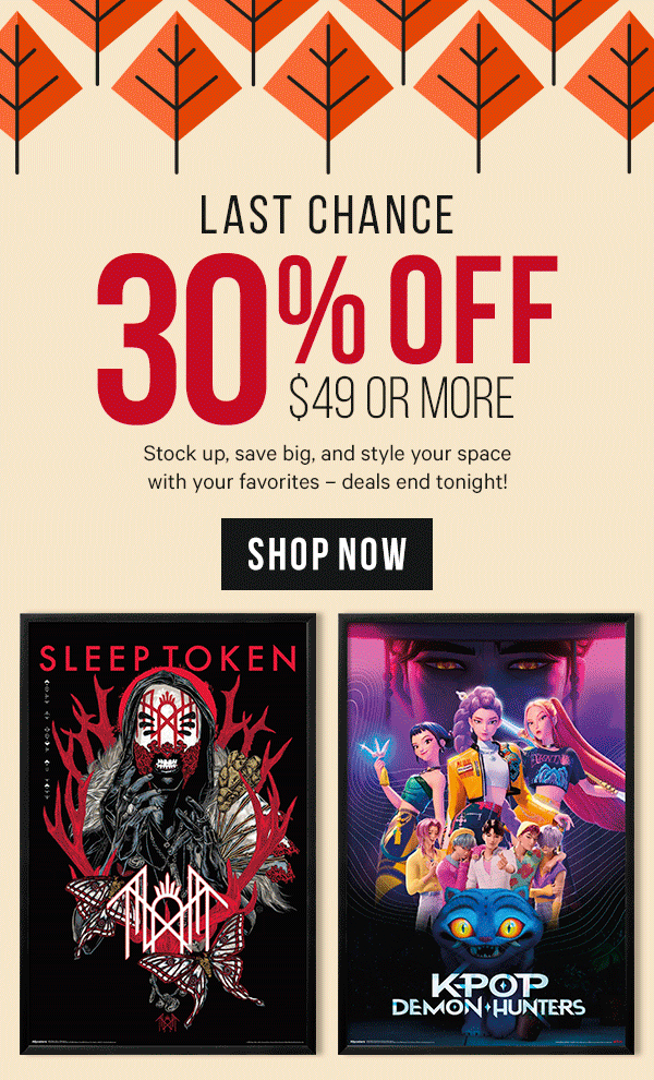 Last Day for Friends & Family Savings: 30% Off $49+  Stock up and style your space with your favorites – deals end tonight! 