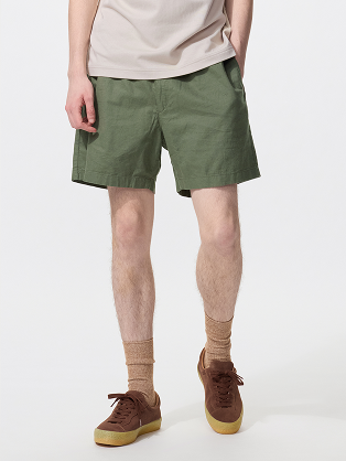 Linen Blend Easy Shorts | 5