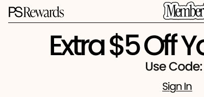 Ends Tonight Member Exclusive  Extra $5 Off Your $20 Order* Use Code: JUSTFORU Sign In