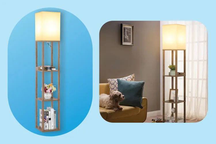 This Now-$40 Floor Lamp Is a Hit with My Guests Who Forget Their Chargers 