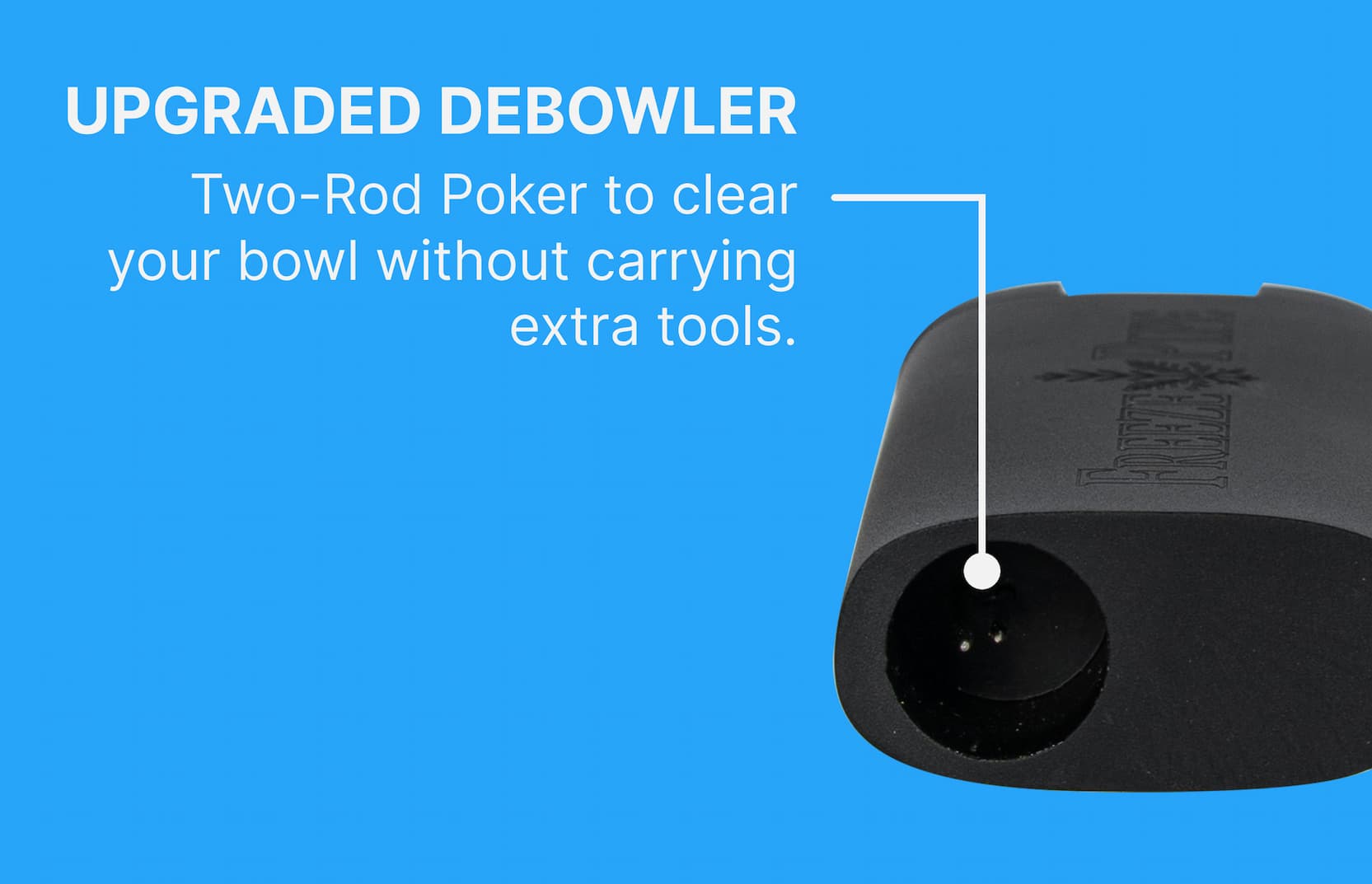 One Hitter Pro dual-rod debowler detail