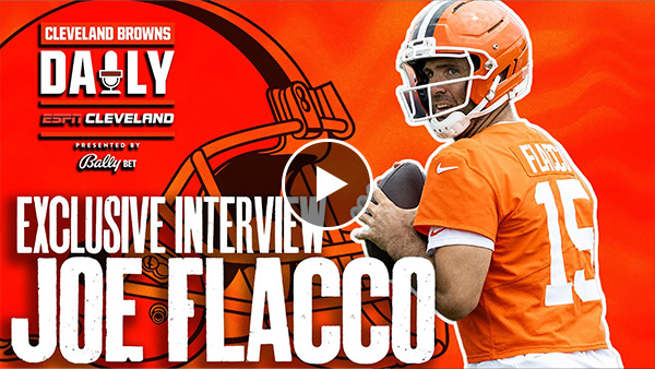 Video: Cleveland Browns Daily Interview with Joe Flacco