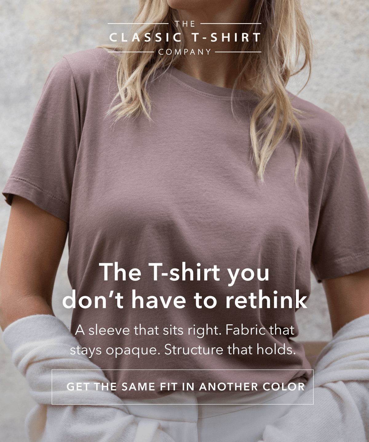 The T-shirt you don’t have to rethink