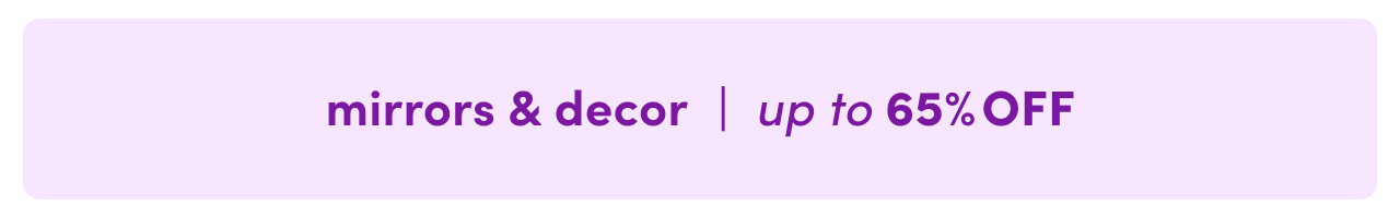 mirror & decor sale